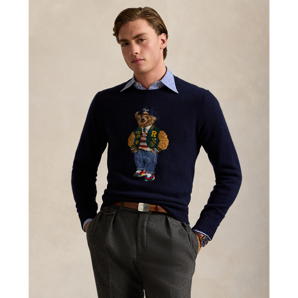 Men's polo sweater sale best sale