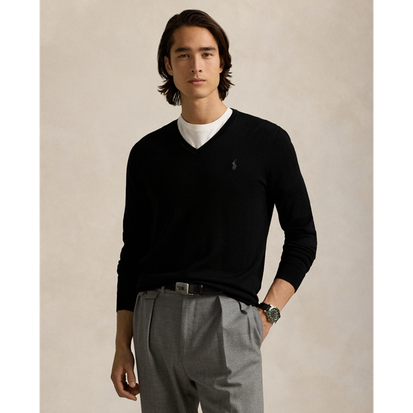Ralph lauren black jumper mens hotsell