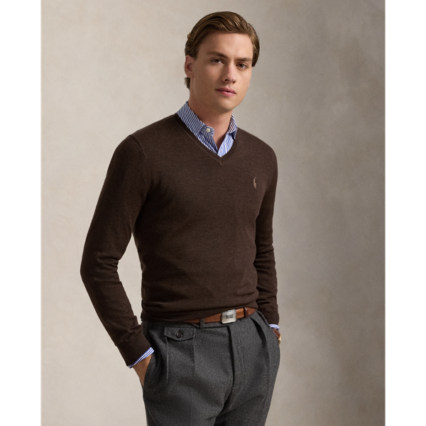 Ralph Lauren all wool V-neck 2024 sweater