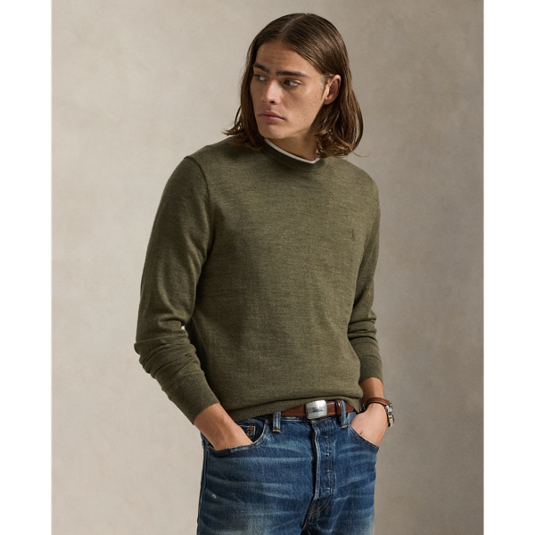 Slim-Fit Pullover aus waschbarer Wolle 