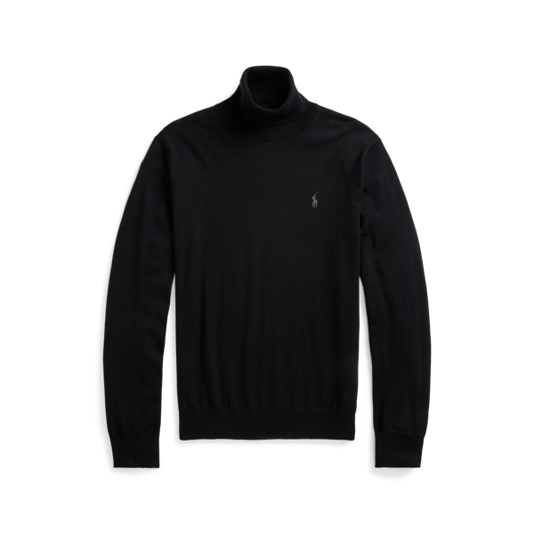 Men s Black Turtleneck Sweaters Ralph Lauren