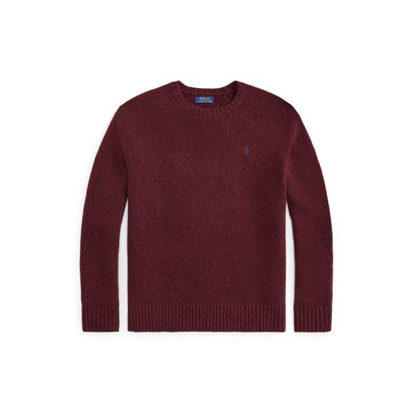 Ralph lauren burgundy sweater hotsell