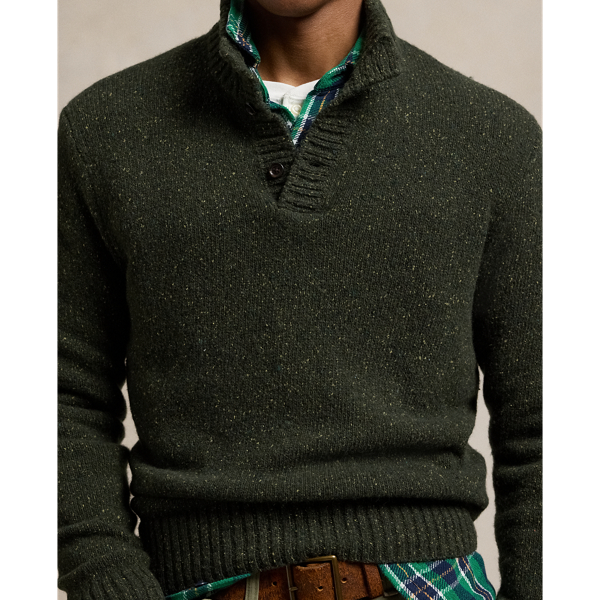 Polo ralph lauren mock neck sweater hotsell