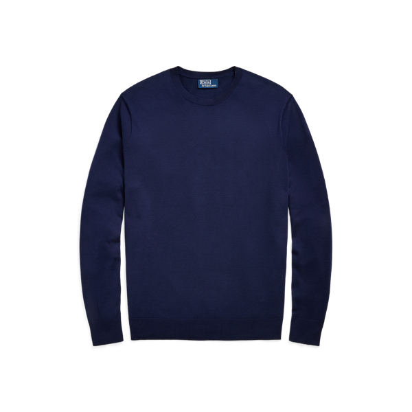 Cotton crewneck jumper ralph lauren hotsell