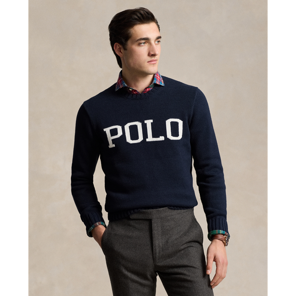 Ralph lauren intarsia sweater hotsell