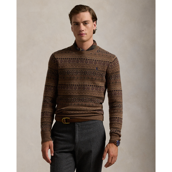 Fair Isle Wool Jumper for Men Ralph Lauren UK