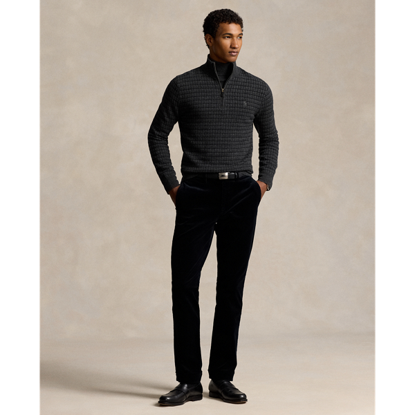 Plaid quarter zip sale
