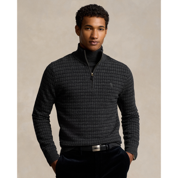 Neck zipper sweater on sale