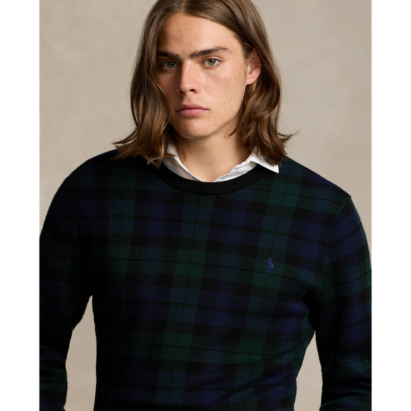 Ralph lauren plaid sweater best sale