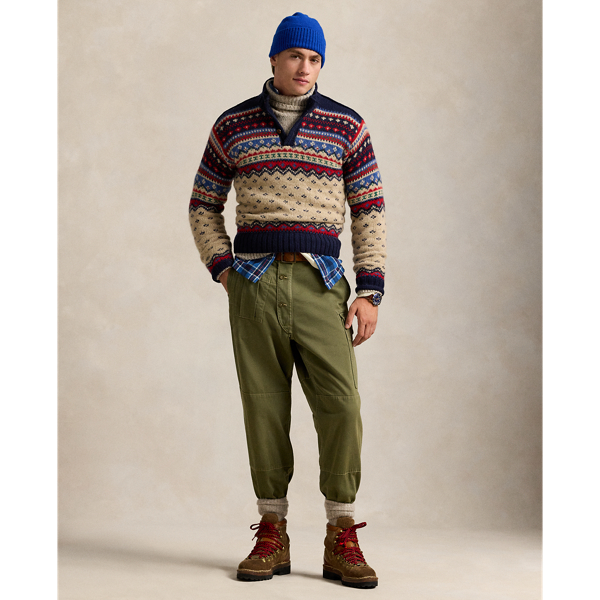 Nordic Inspired Wool Blend Jumper for Men Ralph Lauren UK