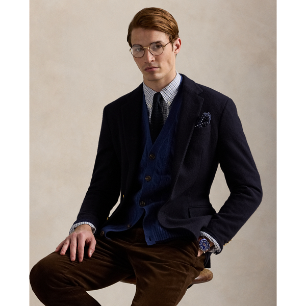Cable-Knit Wool and Cashmere Cardigan