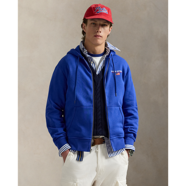 Cruise Royal/White Kapuzenjacke Polo Sport aus Fleece Polo Ralph Lauren 1
