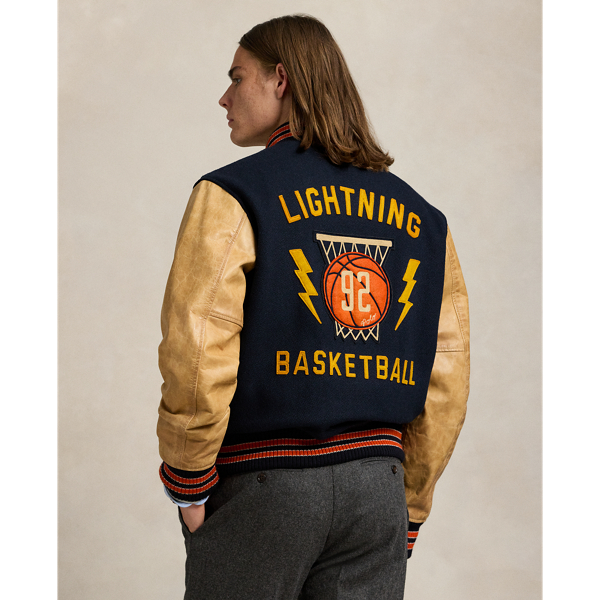 Polo varsity jacket on sale