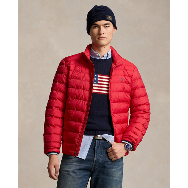 Ralph lauren red coat best sale