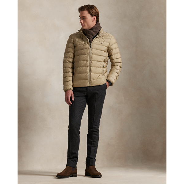 Straw Khaki The Colden Packable Jacket Polo Ralph Lauren for fall 4