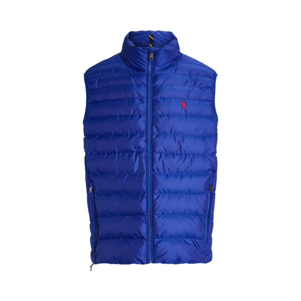 Polo Ralph Lauren Blue Lightweight top Packable Water Repellent Down Vest Mens 3XB