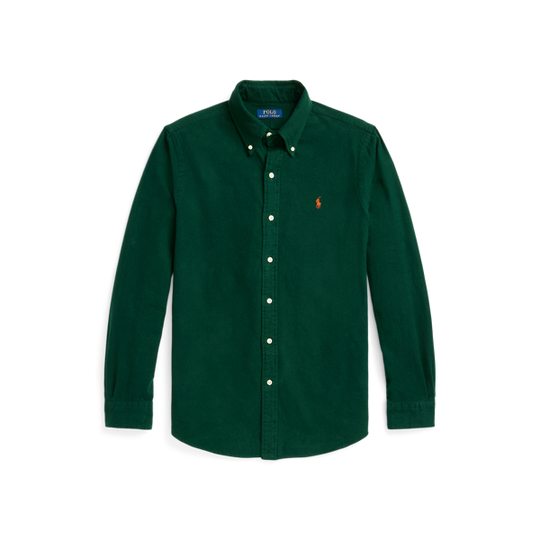Chemise en flanelle gratt&eacute;e Classic Fit Polo Ralph Lauren en Pin vintage 2