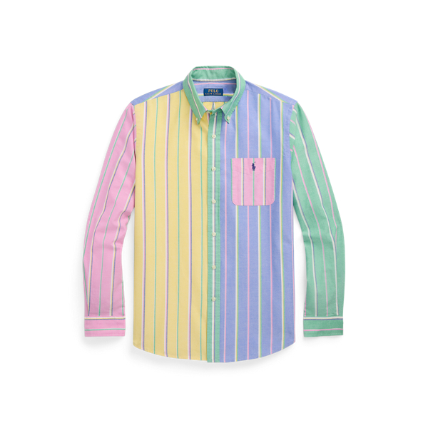 Classic Fit Striped Oxford Fun Shirt