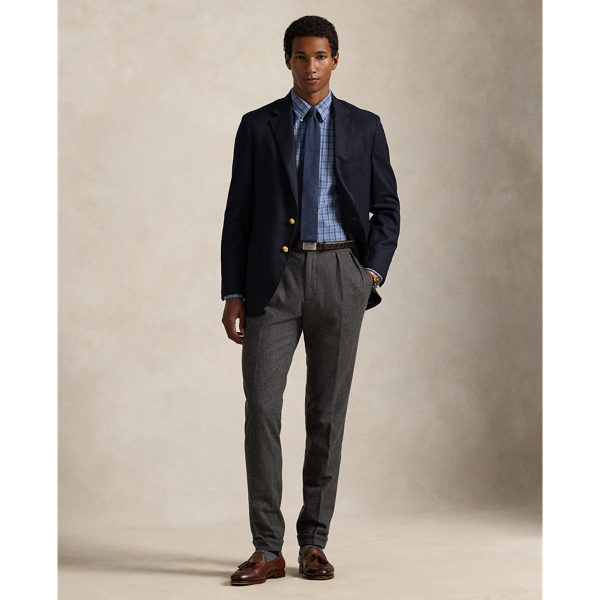 Classic Fit Plaid Brushed Oxford Shirt