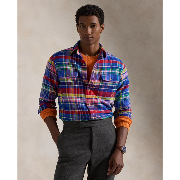 Plaid ralph lauren best sale