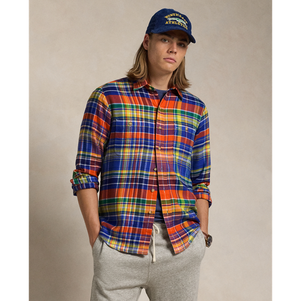 Classic Fit Plaid Twill Workshirt