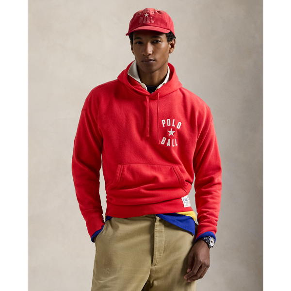 Vintage Fit Polo Ball Fleece Hoodie for Men Ralph Lauren UK