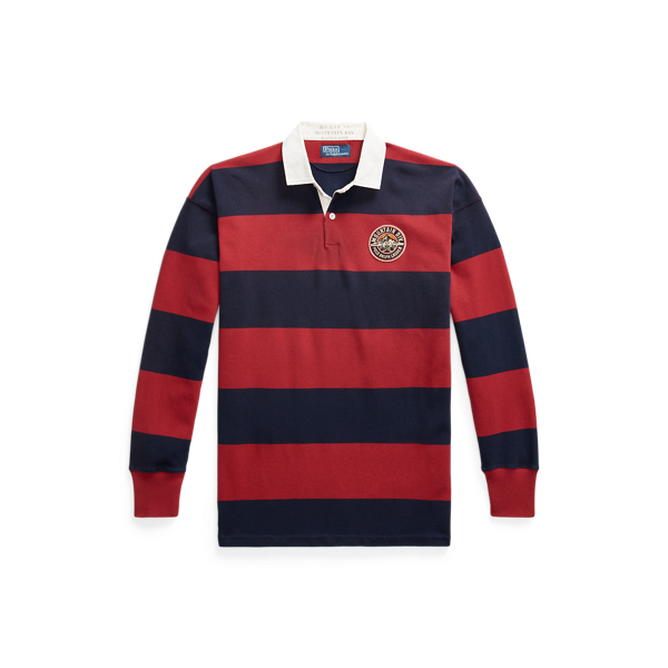 Men's sold Vintage Polo Ralph Lauren Rugby Striped Sweater 25 M