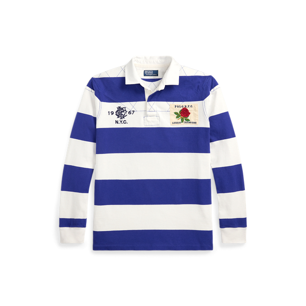 Cheapest Men's Vintage Polo Ralph Lauren Rugby Striped Sweater 25 M