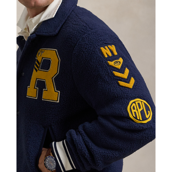 Polo ralph lauren letterman varsity jacket on sale