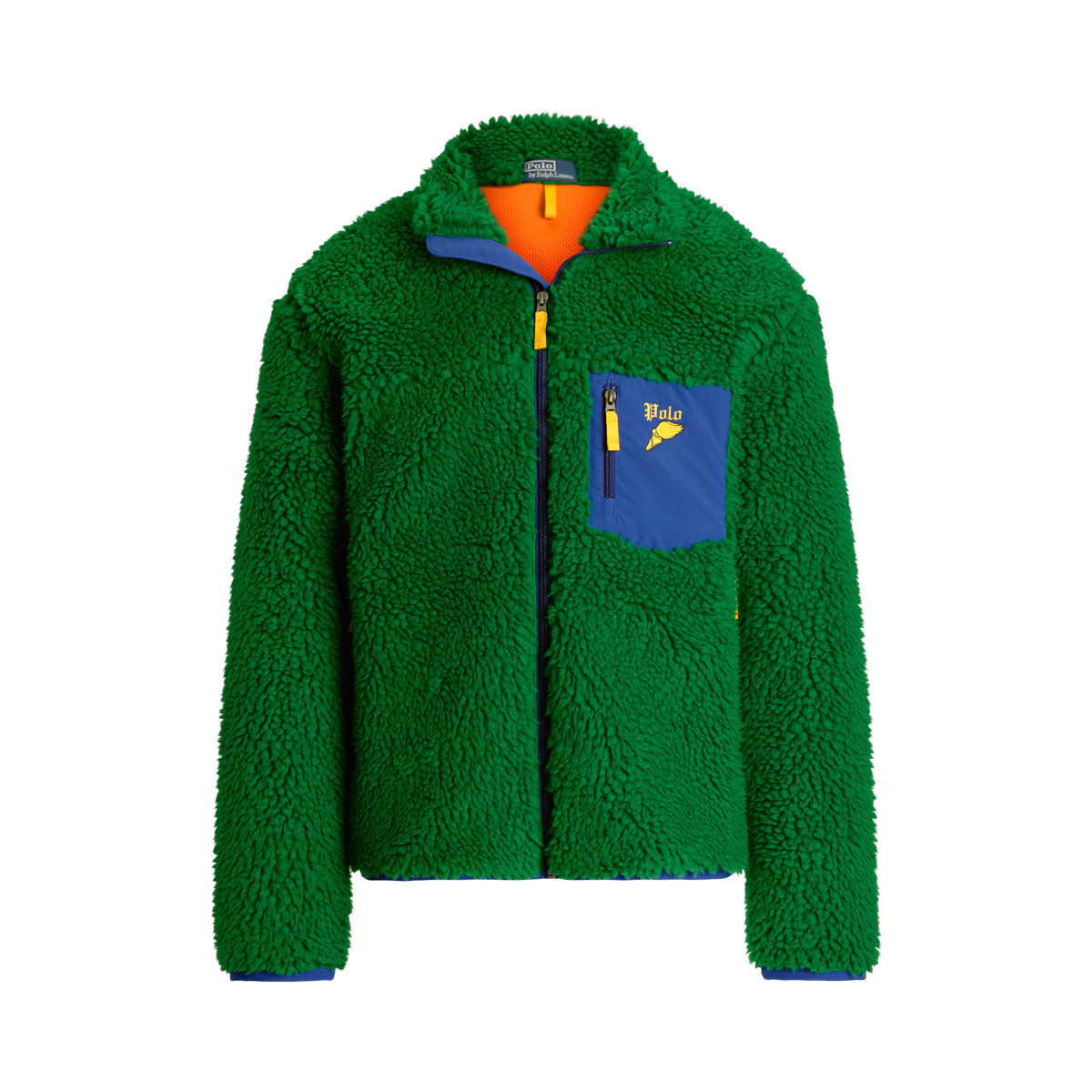 [ラルフ ローレン] フーディ THE CABIN FLEECE (3color) Polo Ralph Lauren Colorblocked Sherpa Shearling Fur Fleece
