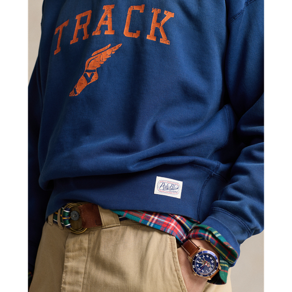 Polo ralph lauren fleece graphic sweatshirt on sale
