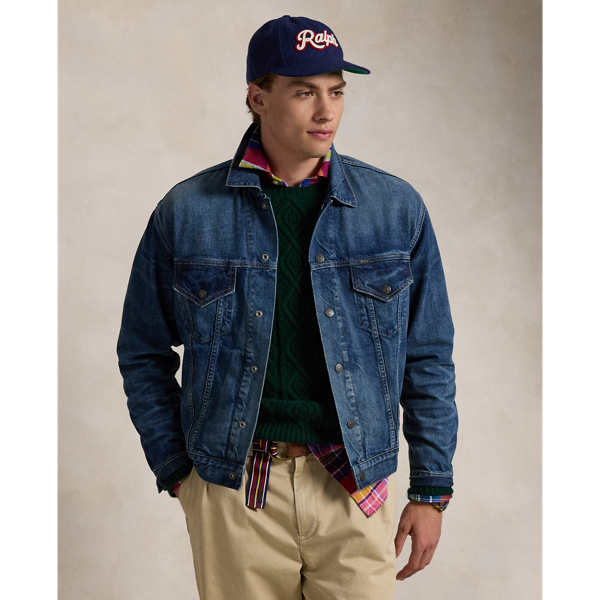 Relaxed Denim Trucker Jacket for Men Ralph Lauren UK