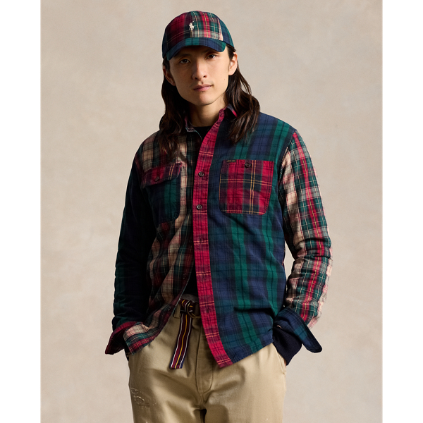 Classic Fit Plaid Oxford Fun Shirt