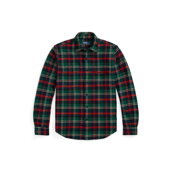 Classic Fit Plaid Flannel Workshirt