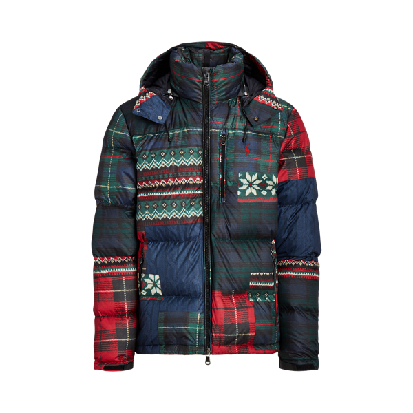The Gorham Patchwork-Print Down Jacket