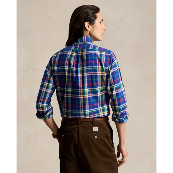 【美品】RALPH LAUREN チェックシャツ　　160㎝　150㎝　⑭ クラシック フィット チェック オックスフォード シャツ
