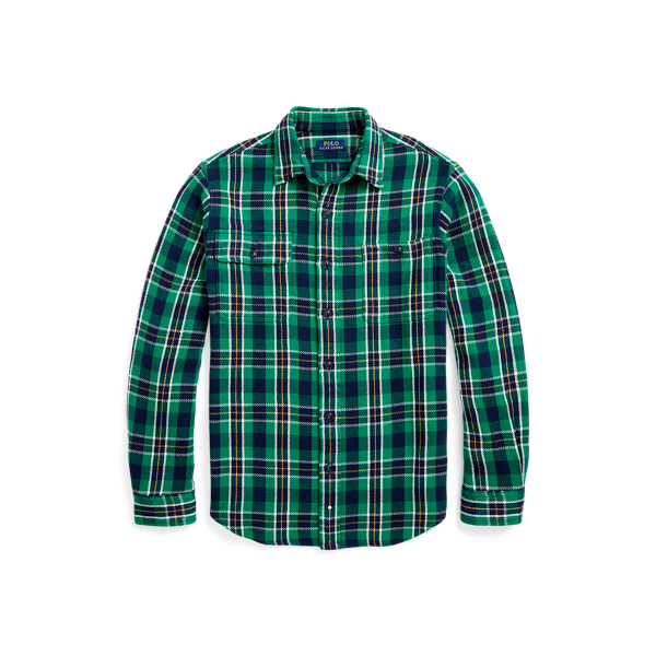 Classic Fit Plaid Twill Workshirt