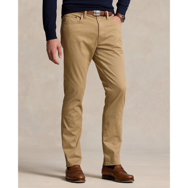 Surplus Khaki Varick Straight Stretch Sateen Trousers Polo Ralph Lauren 4