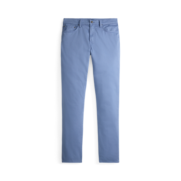 Varick slim straight satinet broek Polo Ralph Lauren in 1