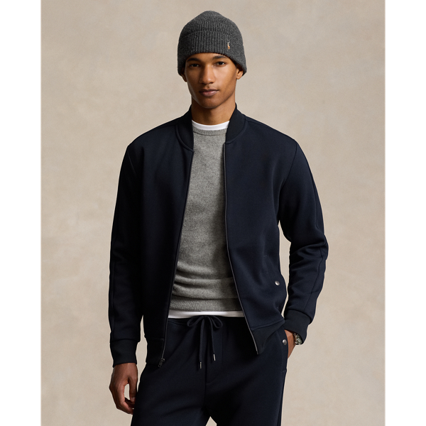 Collection Navy Double-Knit Bomber Jacket  Polo Ralph Lauren 1