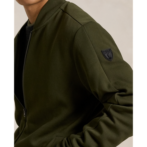 Double-Knit Bomber Jacket