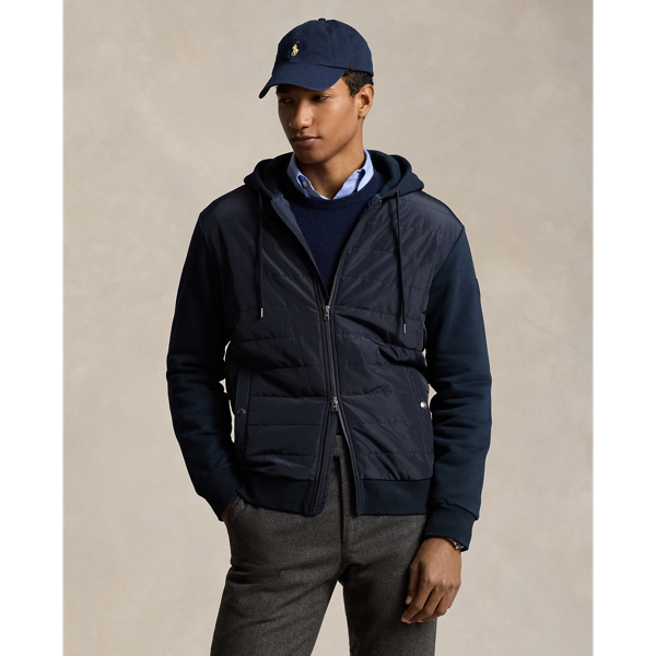 Collection Navy Hybrid Hooded Jacket Polo Ralph Lauren 1