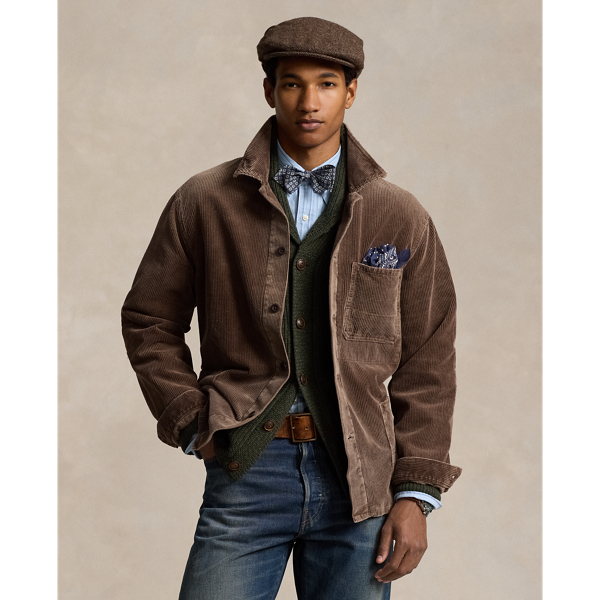 Corduroy Utility Jacket for Men Ralph Lauren PT