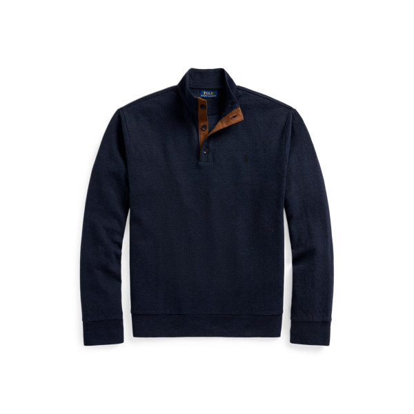 Herringbone Print Luxury Jersey Pullover for Men Ralph Lauren UK