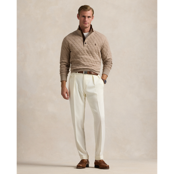 Polo Ralph Lauren 퀼트 더블 니트 저지 풀오버 애디론댁 헤더 4