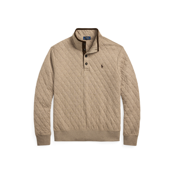 Polo Ralph Lauren 퀼트 더블 니트 저지 풀오버 애디론댁 헤더 2