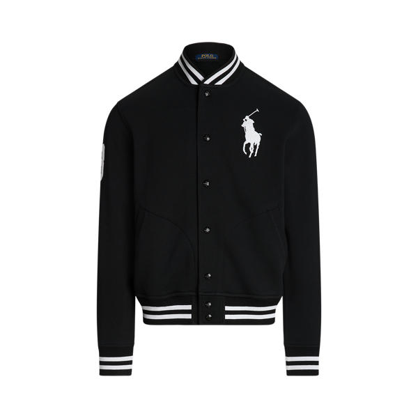 Fleece polo jacket best sale