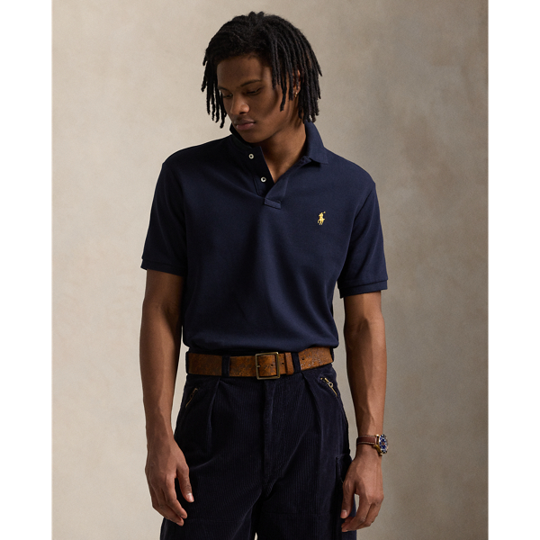 Classic Fit Polo Crest Mesh Polo Shirt