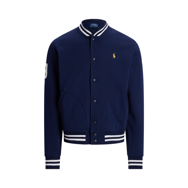 Polo Crest Fleece Baseball Jacket