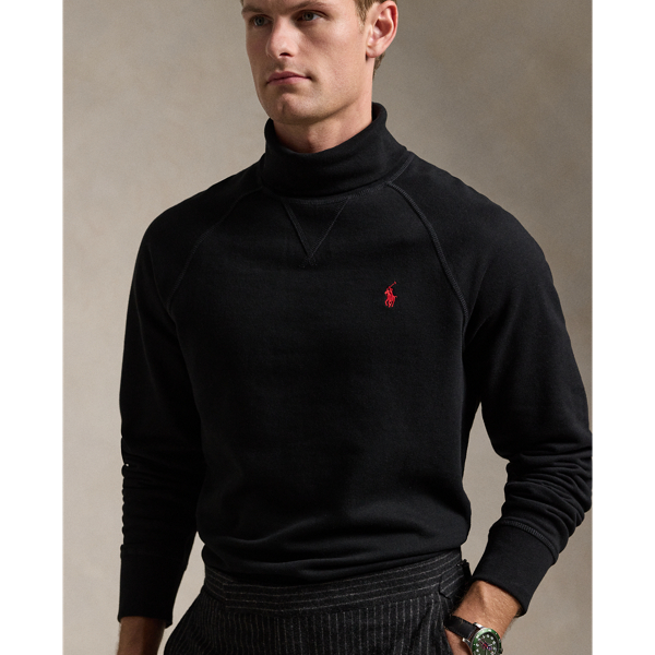 Polo Black The RL Fleece Turtleneck Sweatshirt Polo Ralph Lauren 6
